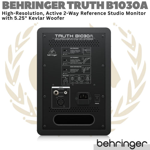 BEHRINGER TRUTH B1030A Active Studio Monitor Speaker 5" Kevlar Woofer