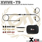 XVIVE T9 Dual Balanced Armature Drivers in Ear Monitor Earphone