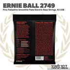 Ernie Ball 2749 Pino Palladino Smoothie Flats Electric Bass Strings, 43-108 - Senar Bass