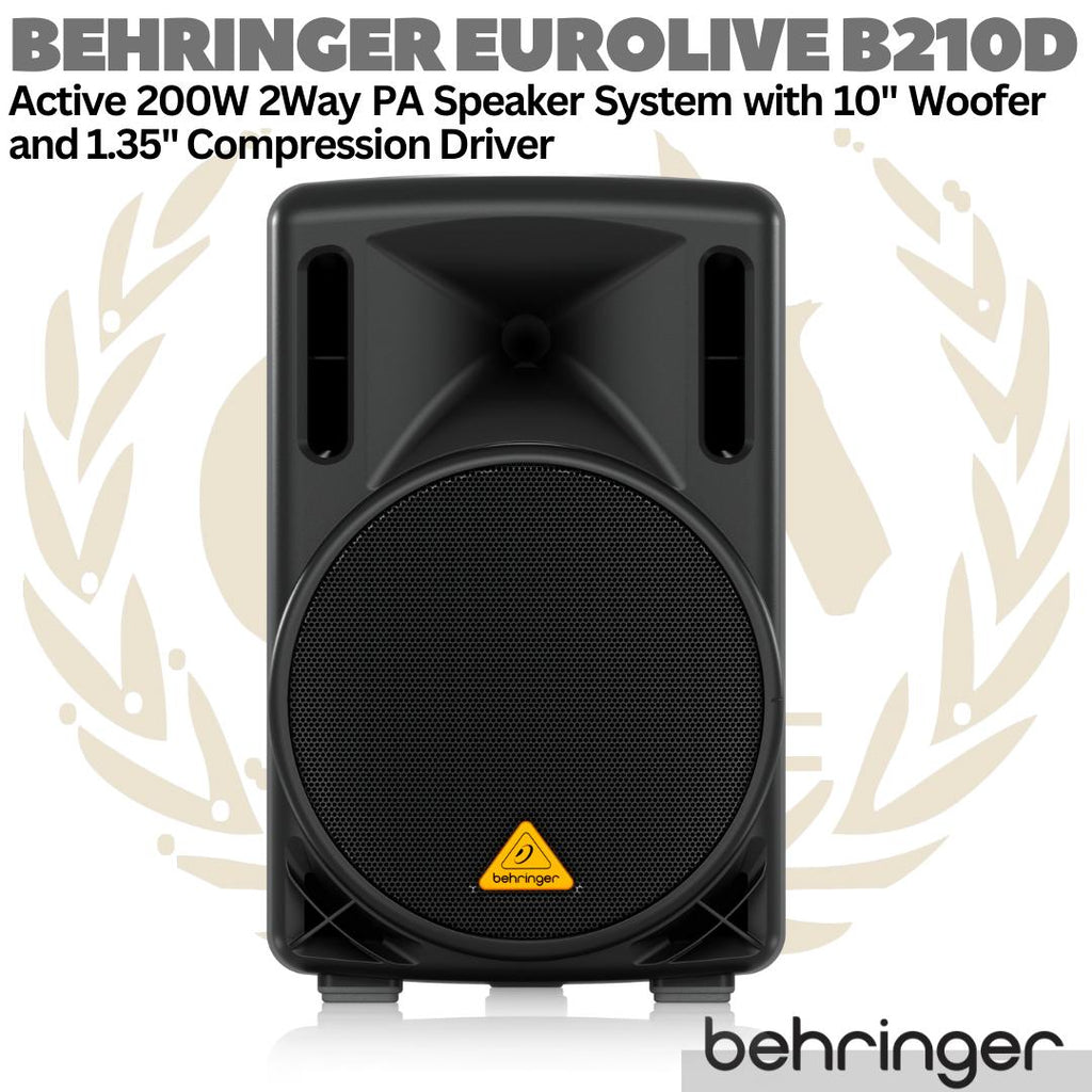 BEHRINGER EUROLIVE B210D Active 2 Way 10" PA Speaker System | Aktif