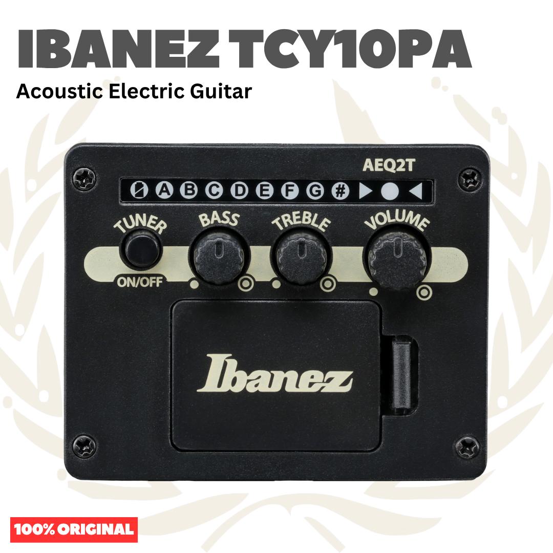 Ibanez TCY10PA Talman with Double Cutaway Body Acoustic-Electric Guitar - Gitar Akustik Elektrik