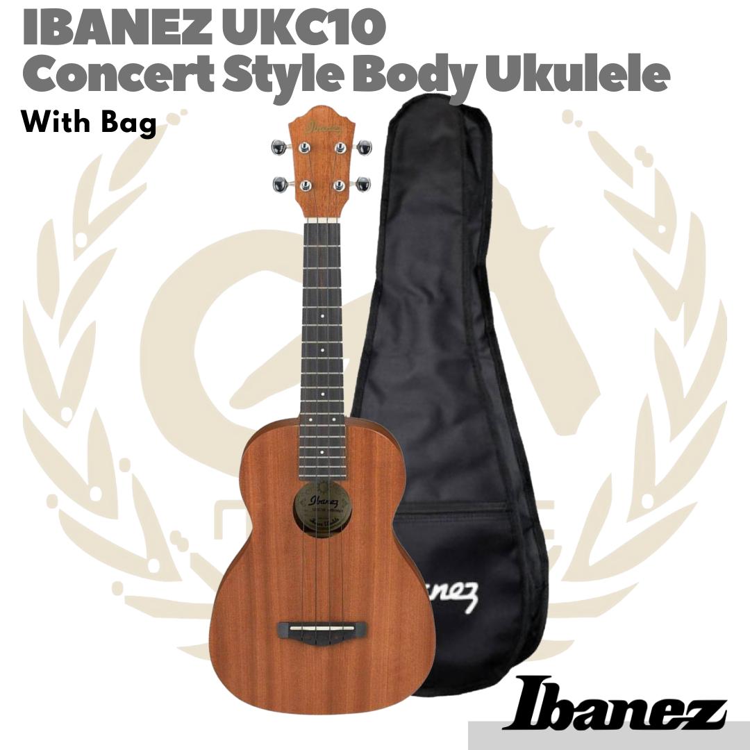 IBANEZ UKC10 Concert Style Body Ukulele w/Bag