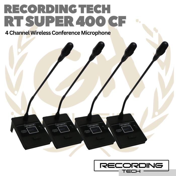 RECORDING TECH RT SUPER400CF 4CH CONFERENCE WIRELESS MICROPHONE