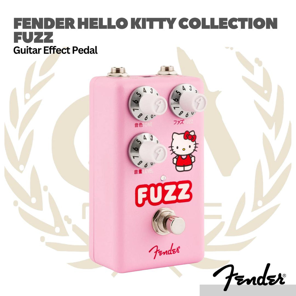 Fender Hello Kitty Collection Fuzz Guitar Effect Pedal - Efek Pedal