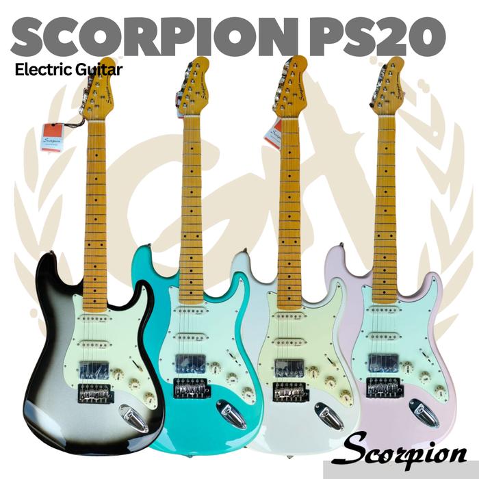 Scorpion Premium Series PS20 Electric Guitar - Gitar Elektrik Listrik Stratocaster - SVB