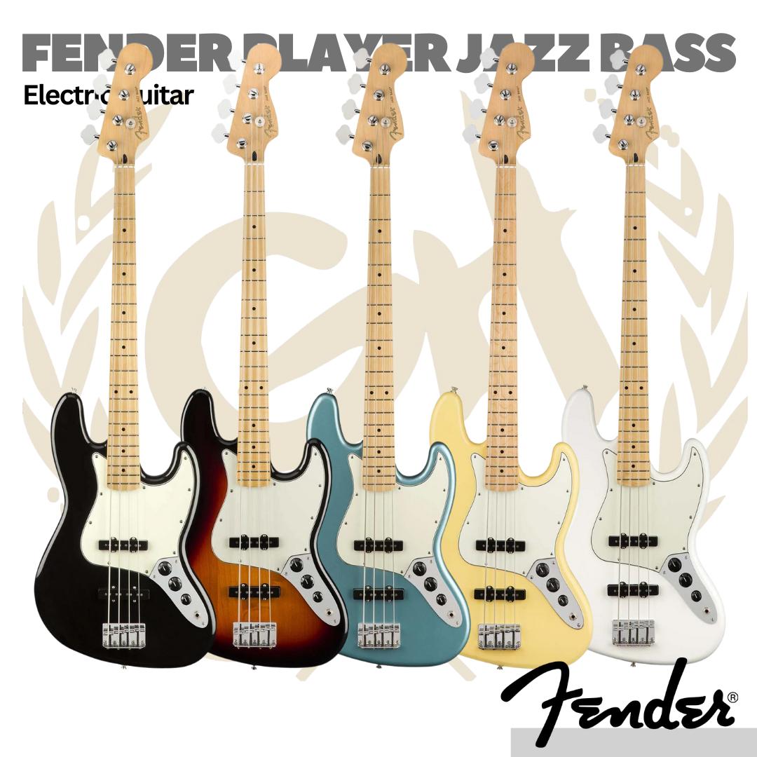 Fender Player Jazz Bass Guitar, Maple FB | Gitar bass