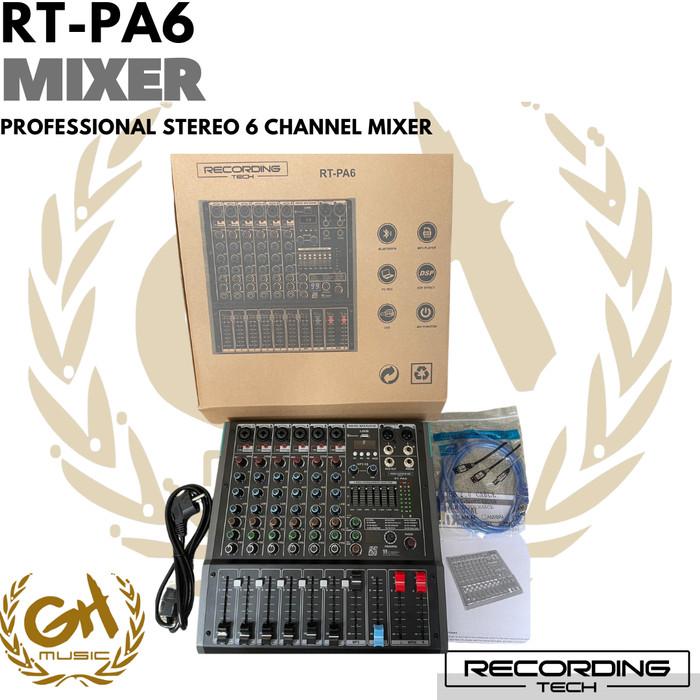 Recording Tech RT-PA6 Professional Stereo Mixer | RT PA 6 - RT PA6