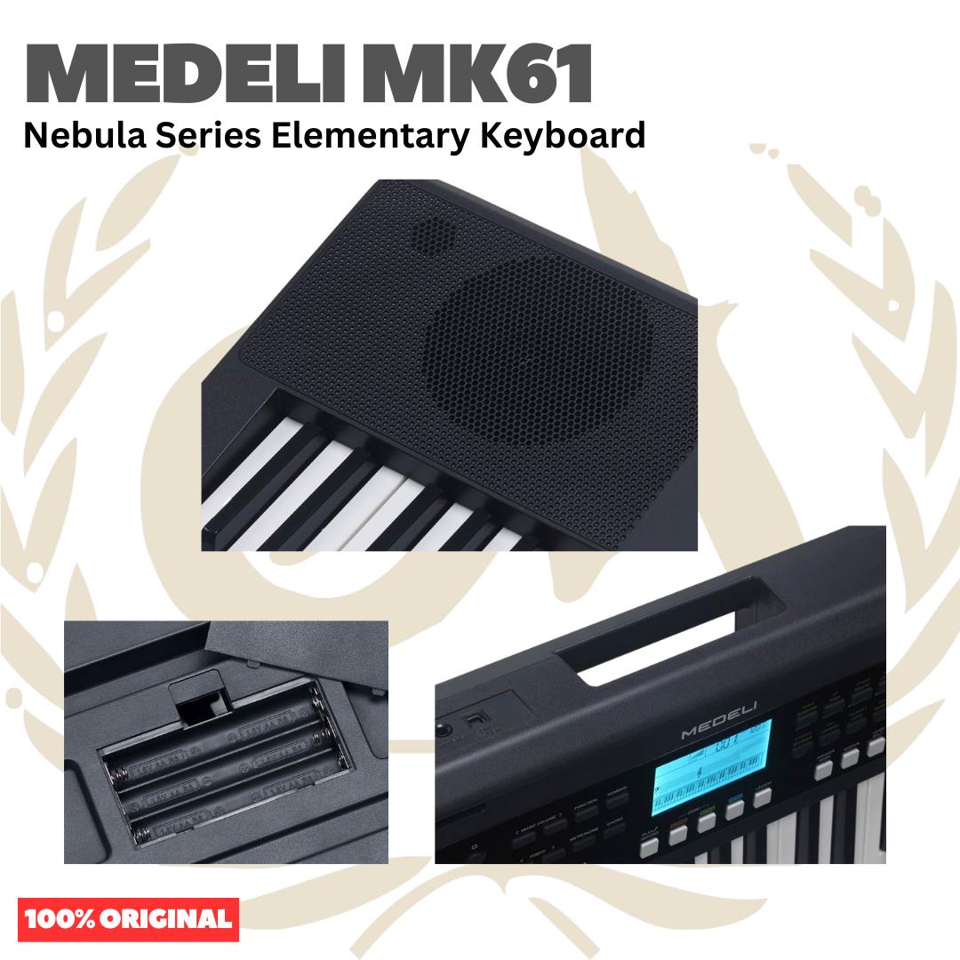 MEDELI MK61 61-Keys Nebula Series Elementary Keyboard Portable - MK 61 Keyboard Original Asli