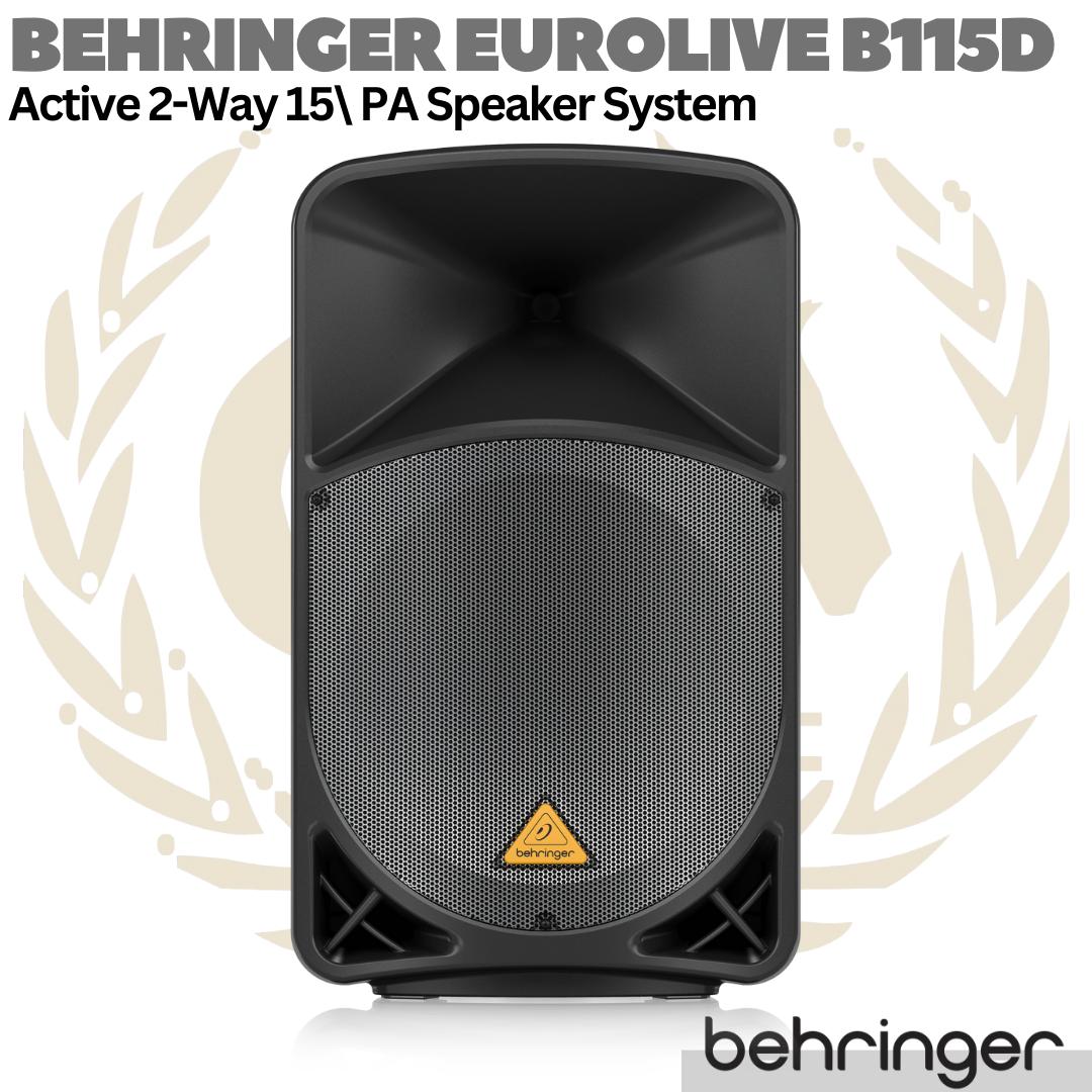 BEHRINGER EUROLIVE B115D Active 2 Way 15" PA Speaker System | Aktif