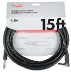 Fender Professional Series Angled Kabel Instrumen 4,5M Black