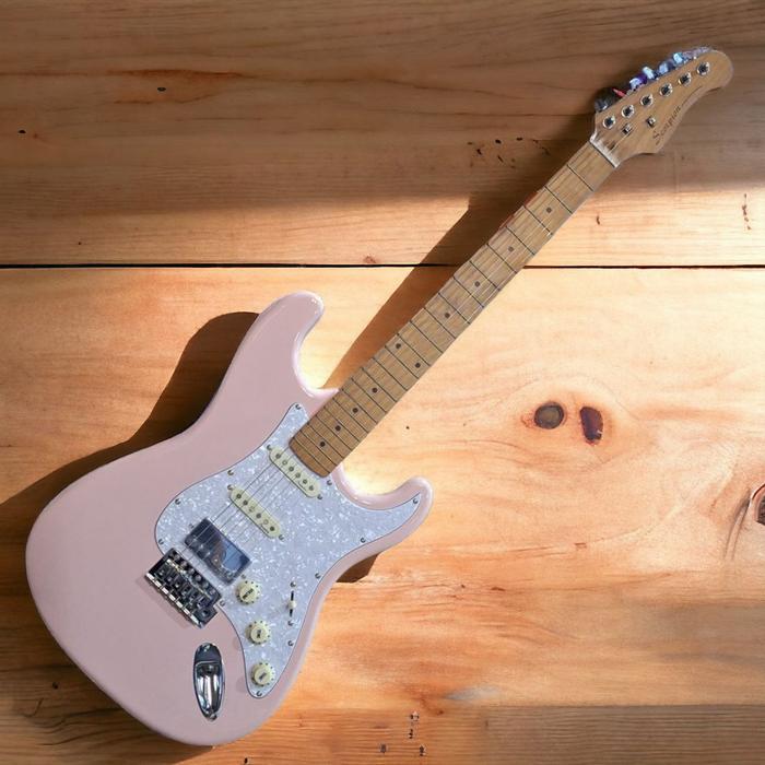 Scorpion JS20 Electric Guitar - Gitar Elektrik JS-20 - BK, GITAR ONLY
