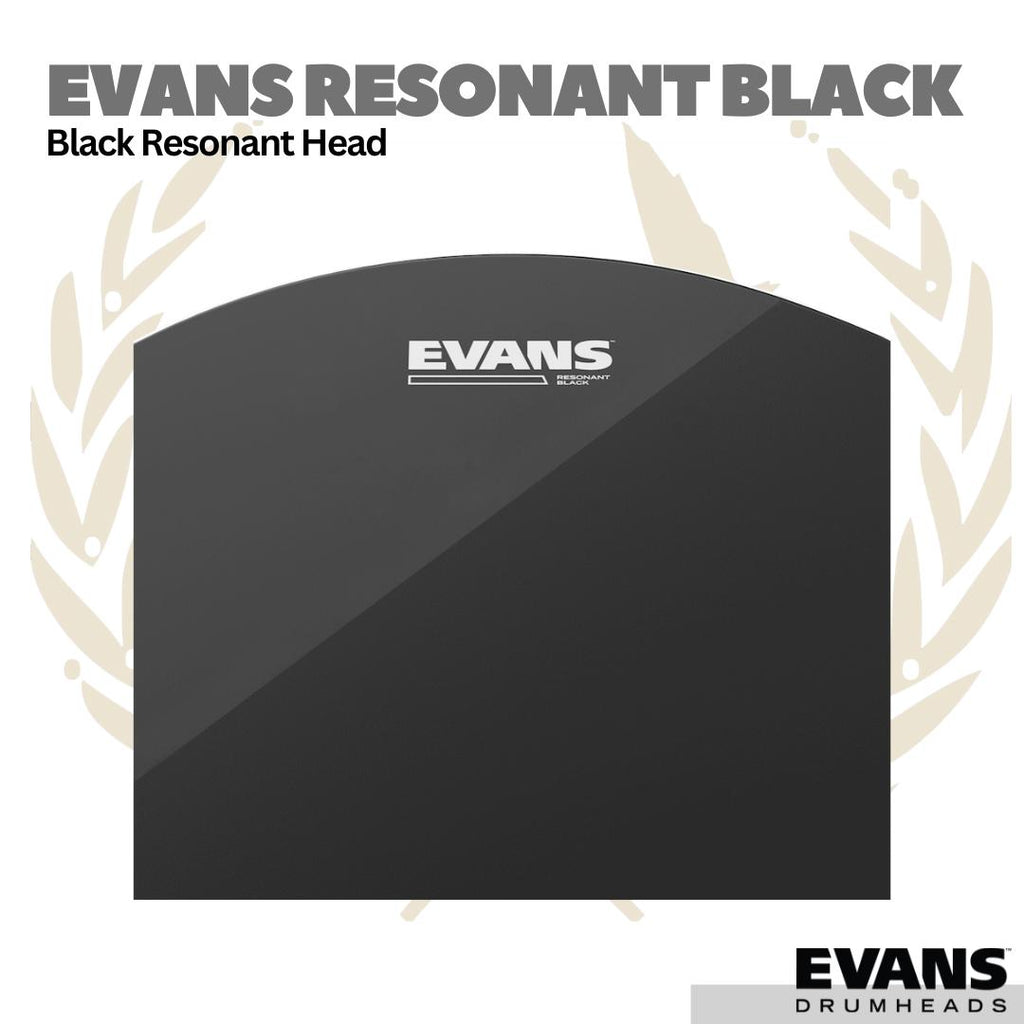 Evans Resonant Black Drum Head - Membran Drum
