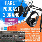 RECORDING TECH MX6DSP PLUS MAONO A03, PODCAST 2 ORANG KOMPLIT