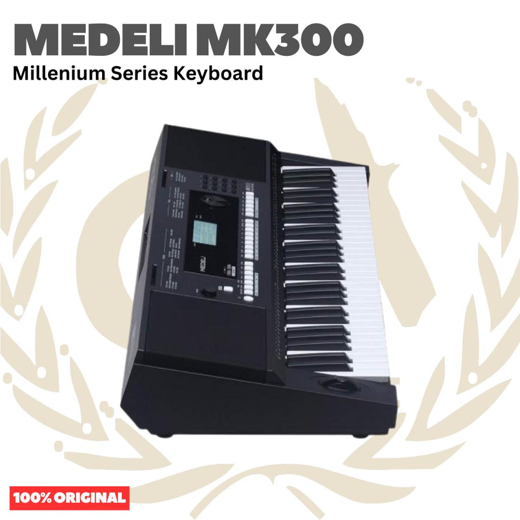 MEDELI MK300 61-Keys Millenium Series Keyboard Portable - MK-300 Keyboard Original Asli