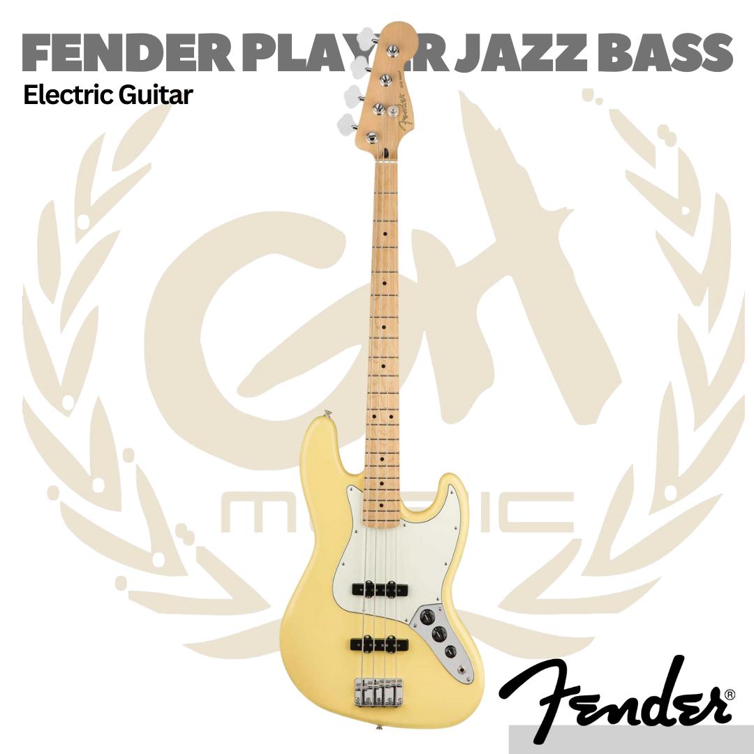 Fender Player Jazz Bass Guitar, Maple FB | Gitar bass