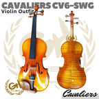 CAVALIERS CV6-SWG Violin Outfit | Biola 1/2 3/4 4/4 1/4 Size