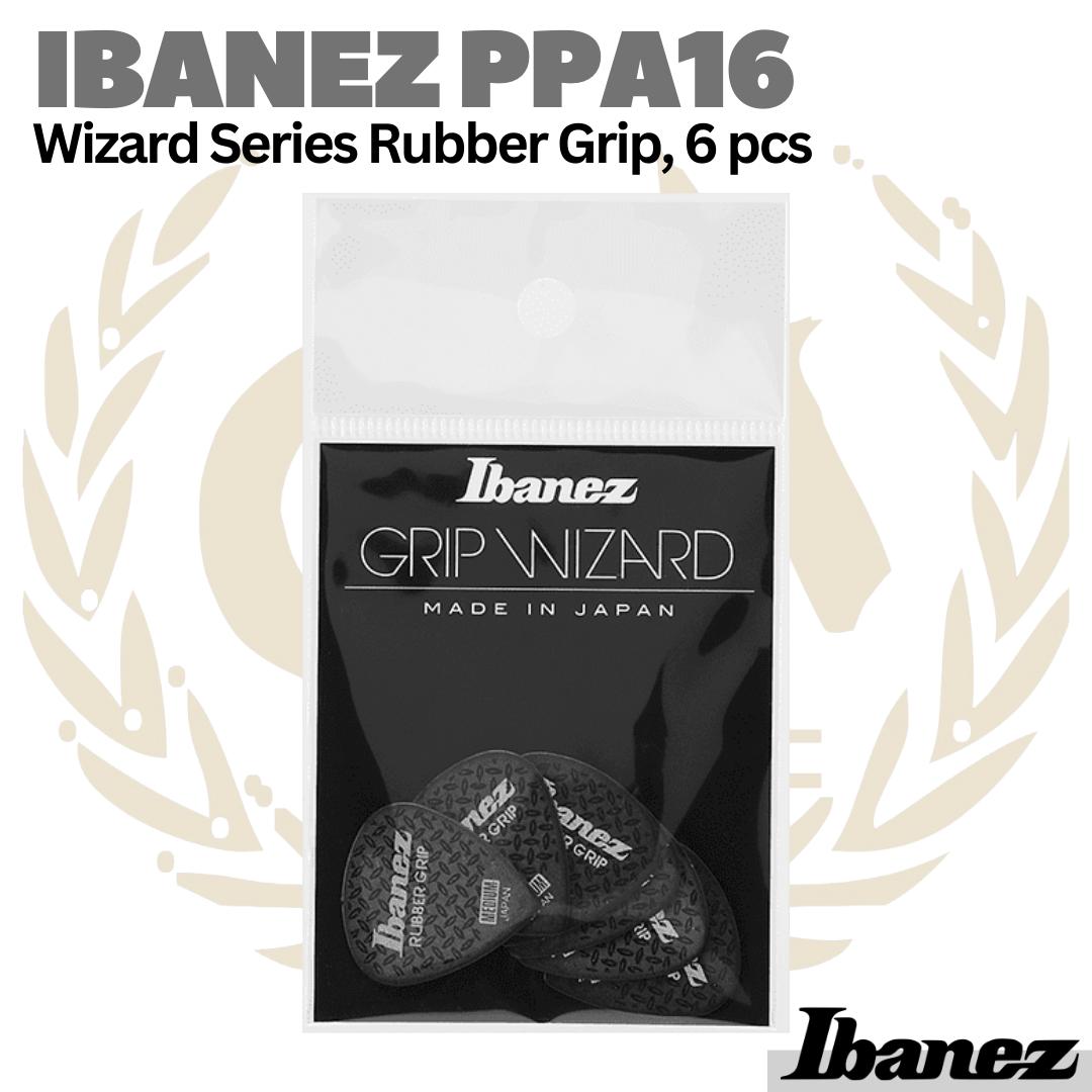 IBANEZ PPA16 Wizard Series Rubber Grip, 6 pcs | Pik Gitar