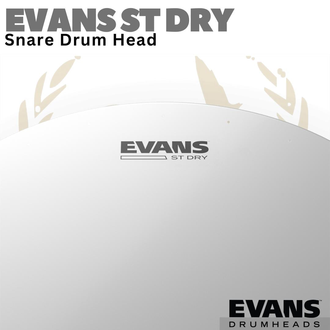 EVANS ST DRY COATED WHITE Snare Drum Head | 13" 14" inch Membran Kulit