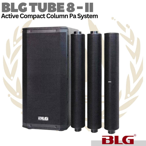 BLG TUBE 8 II Active Compact Column Pa Speaker System | Spiker Aktif