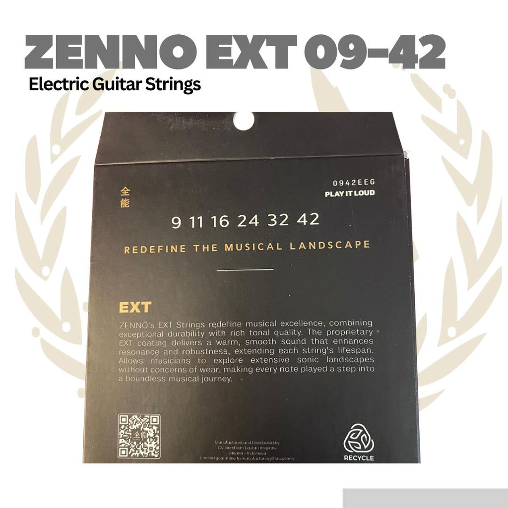 Zenno EXT 0942 Guitar Strings 09-42 - Senar Gitar Elektrik