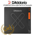 D'Addario XTABR1047 Extra Light Set 10-47 Acoustic