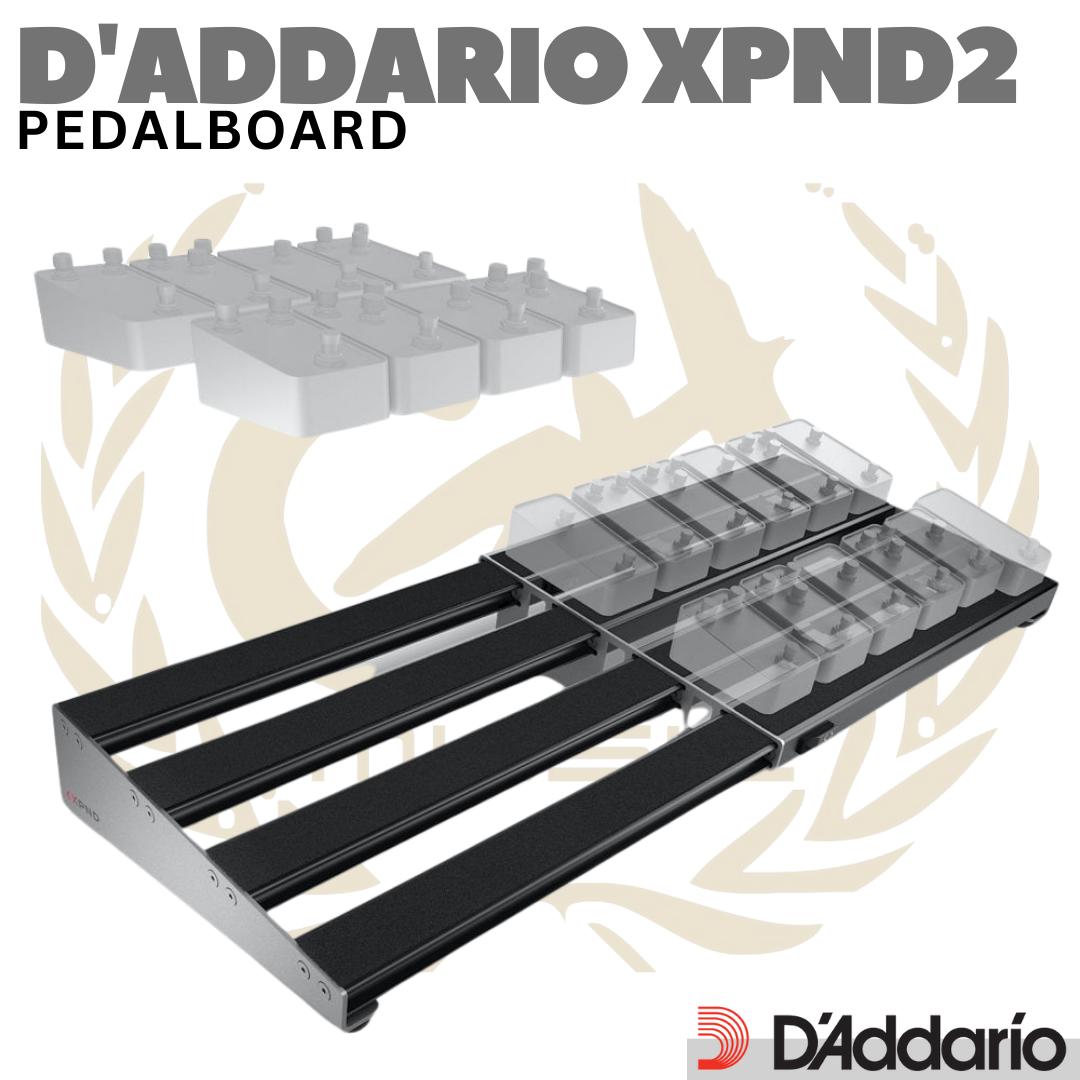D'ADDARIO XPND2 Double Row Effects Pedalboard | Efek Gitar Pedal Board