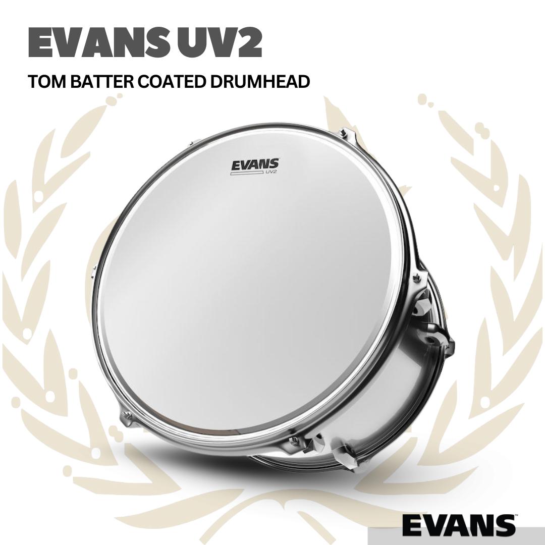 EVANS UV2 Coated Drum Head | Tom Batter Drumheads Original