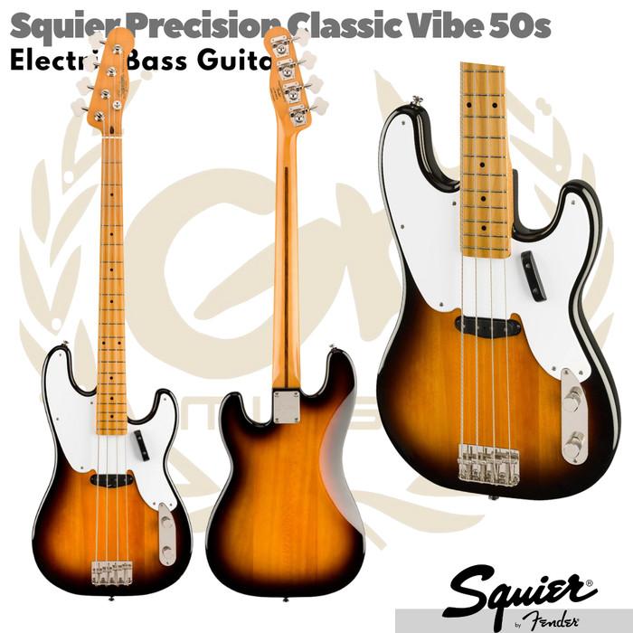 SQUIER PRECISION Classic Vibe 50s Electric Bass Guitar | Elektrik Listrik