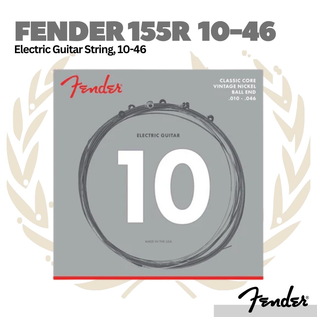 Fender Original 155R 10-46 Classic Core Vintage Electric Guitar Strings - Senar Gitar Elektrik