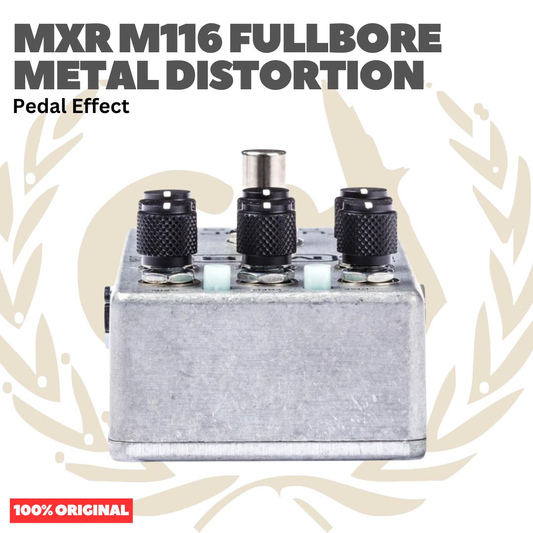 MXR M116 Fullbore Metal Distortion Guitar Effect Pedal - Pedal Efek Gitar Bass Original Asli
