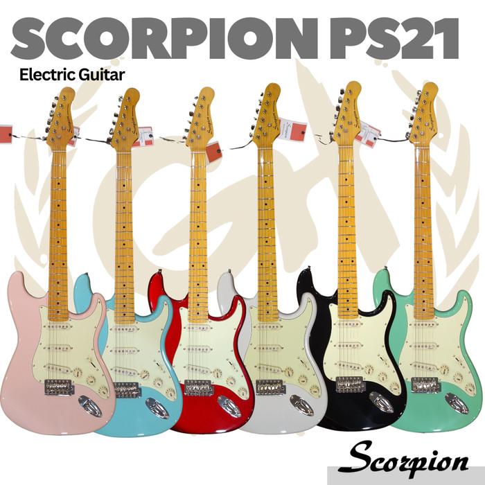 SCORPION PS21 Premium Series Electric Guitar | Gitar Listrik Strato