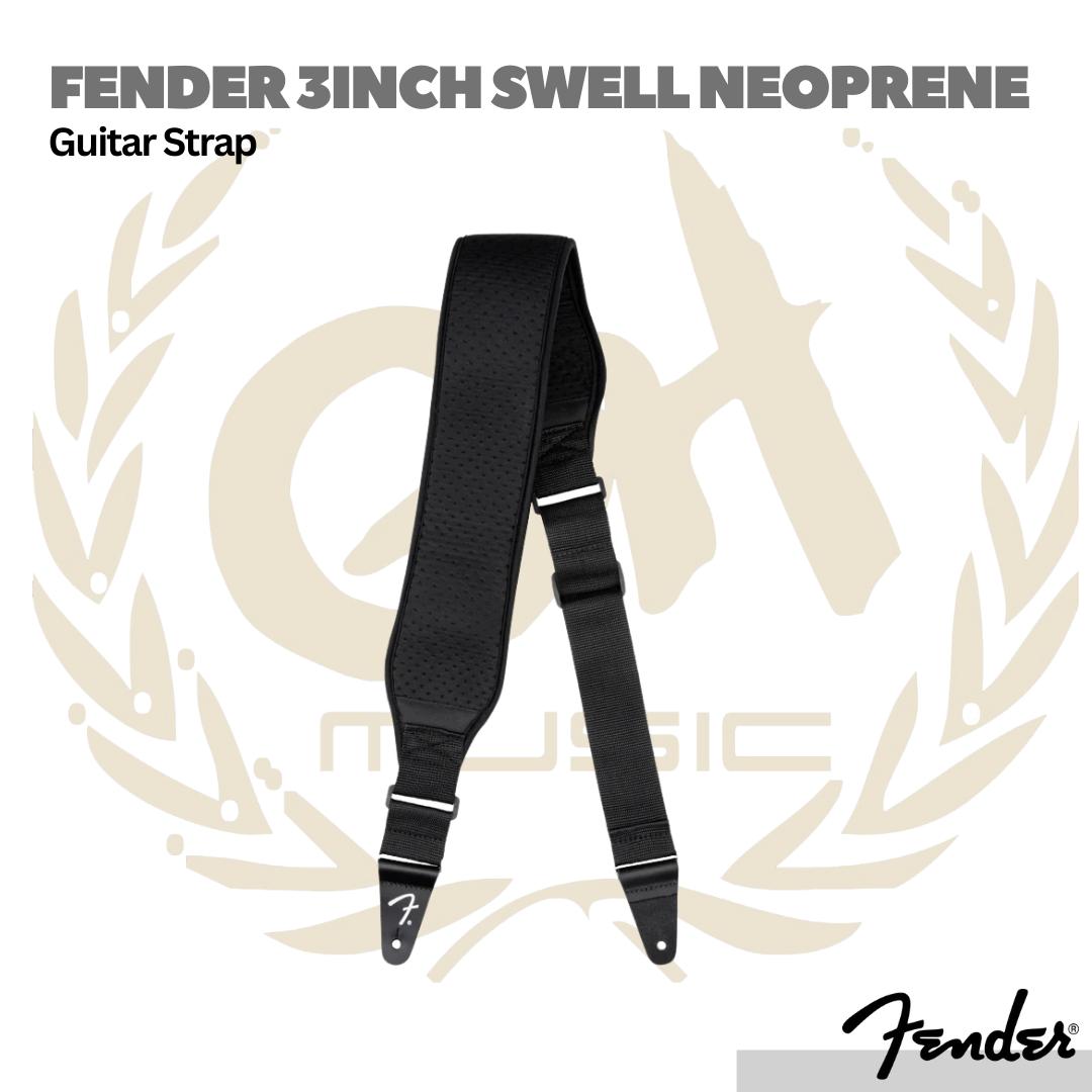 Fender 3inch Swell Neoprene Guitar Strap  | Strap Gitar Original