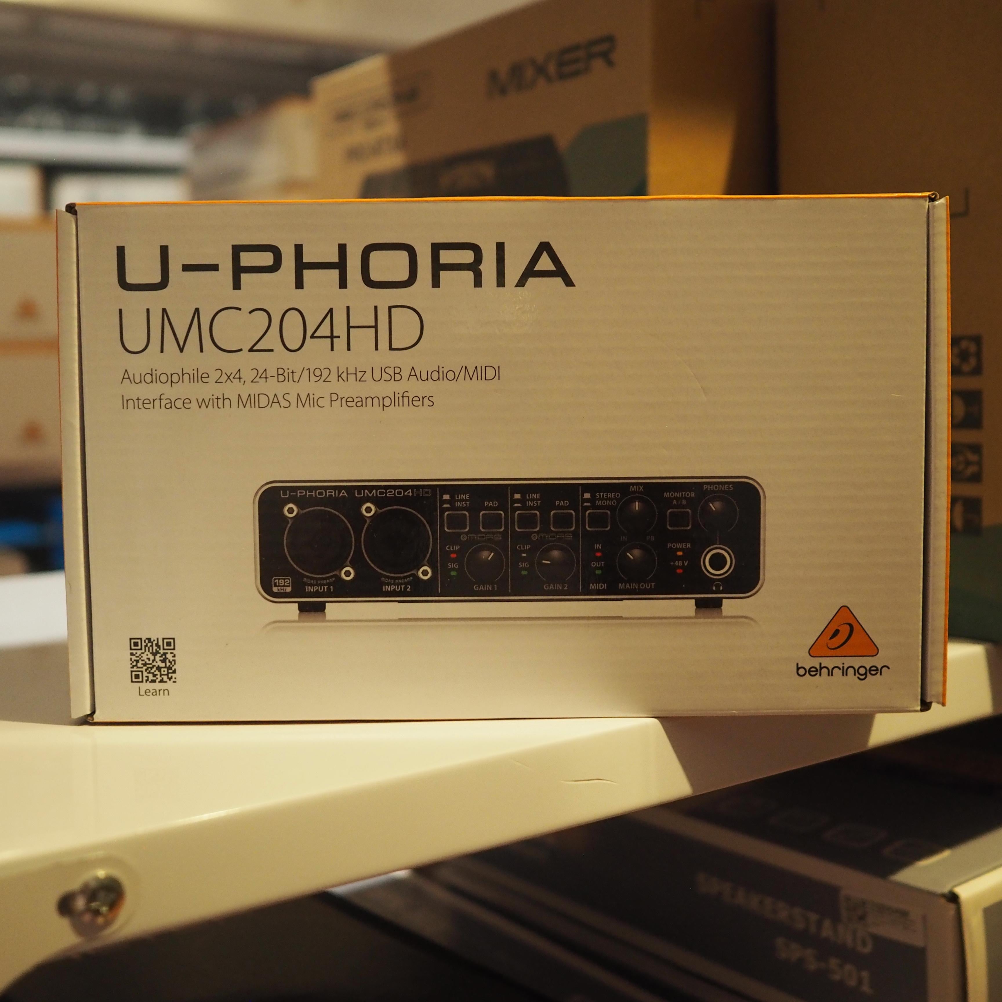 BEHRINGER U-PHORIA UMC204HD - SOUNDCARD RECORDING