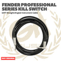 Fender Professional Series Kill Switch Straight/Angled Instrument Cable - Kabel Jack Gitar Bass Asli