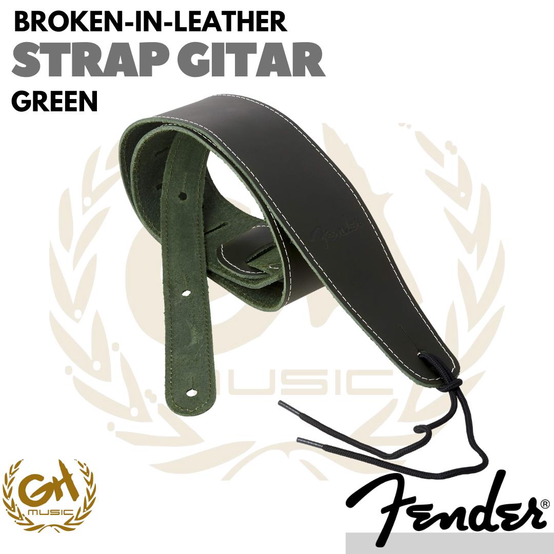 Fender Broken-in Leather Guitar Strap | STRAP GITAR KULIT