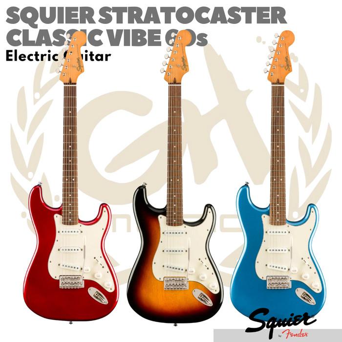 SQUIER STRATOCASTER CLASSIC VIBE 60s Electric Guitar | Gitar Listrik