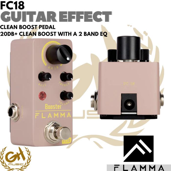 FLAMMA FC18 Clean Boost Pedal Guitar Effect - Efek Gitar