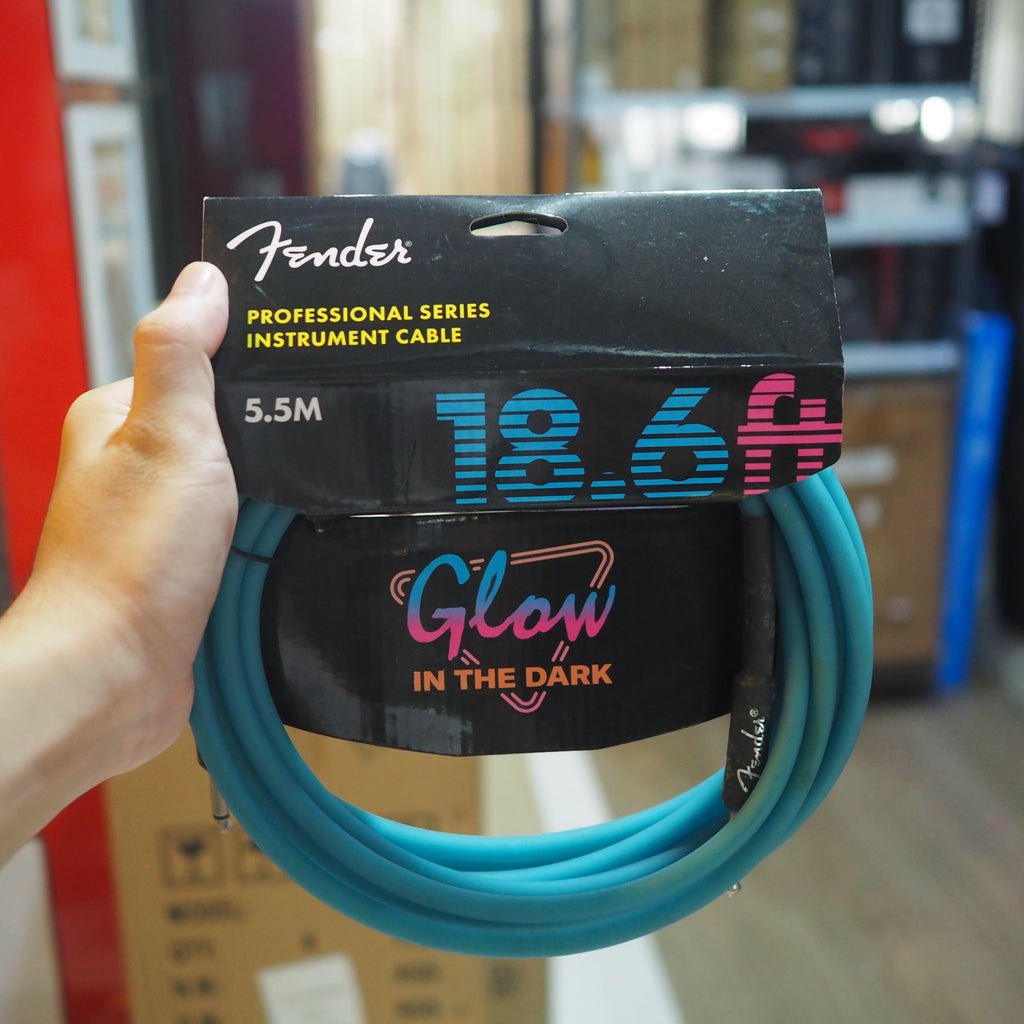 Fender Professional Series Glow in the Dark Instrument Cable - KABEL