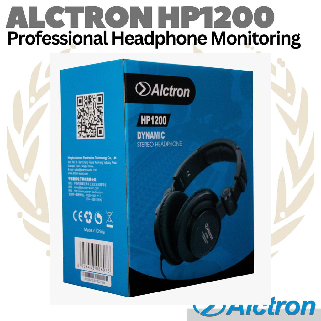 ALCTRON HP1200 Professional Headphone Monitoring | HP 1200 DJ Studio