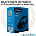 ALCTRON HP1200 Professional Headphone Monitoring | HP 1200 DJ Studio