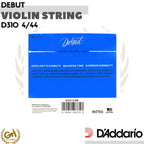D'ADDARIO DEBUT VIOLIN SET 4/4 MEDiUM TENSION, D310 4/4M, SENAR BIOLA