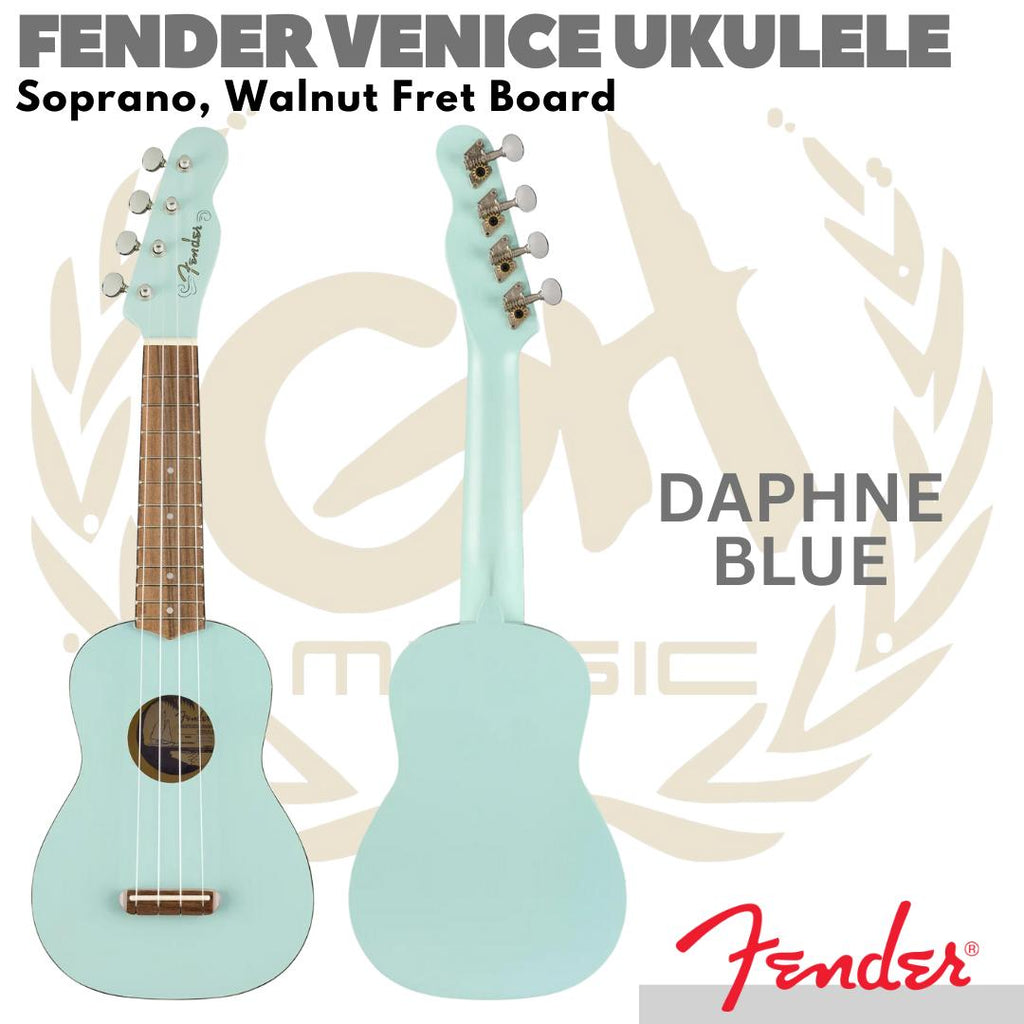 FENDER VENICE Soprano Ukulele Walnut FB