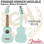 FENDER VENICE Soprano Ukulele Walnut FB