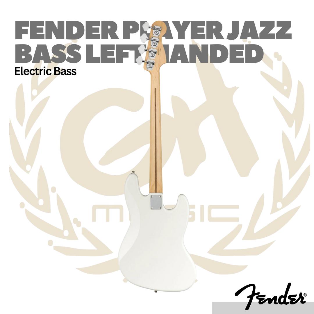 Fender Player Jazz Bass Left-Handed Guitar, Maple FB - Bass Elektrik