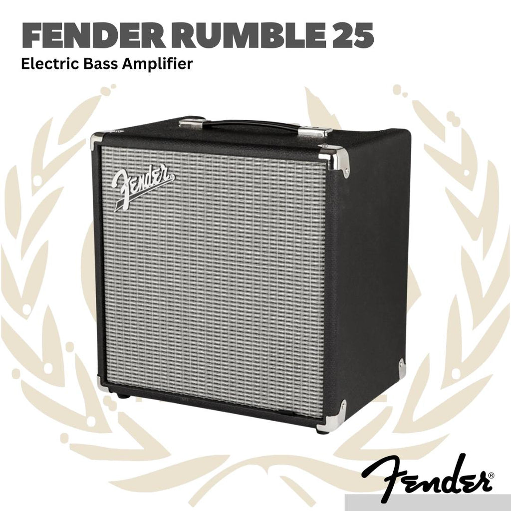 Fender Rumble 25 V3 Bass Amplifier | Ampli Bass Elektrik Original