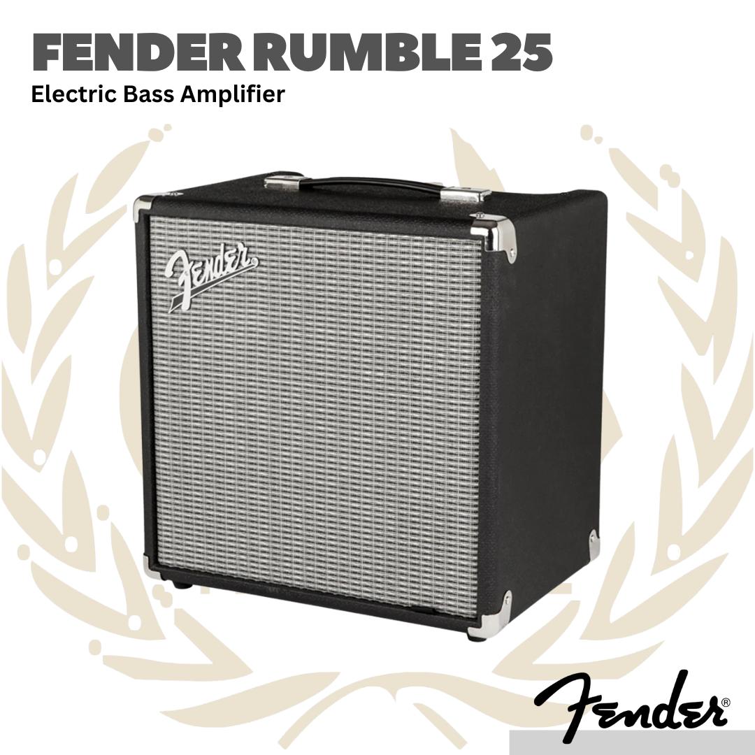 Fender Rumble 25 V3 Bass Amplifier | Ampli Bass Elektrik Original