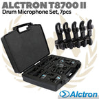ALCTRON T8700 II MK2 Drum Set Microphone Kit, 7-pcs Mic
