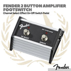 Fender 2 Button Amplifier Footswitch Channel Select-Effects On-Off - Switch Pedal