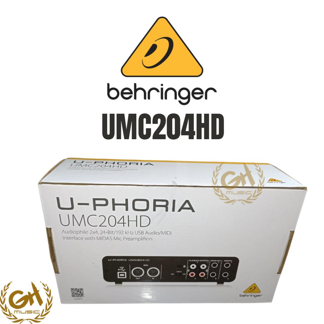 BEHRINGER U-PHORIA UMC204HD - SOUNDCARD RECORDING