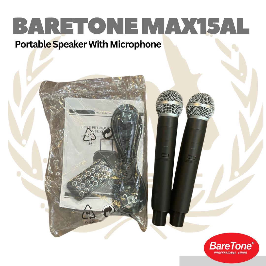 Baretone MAX15AL Portable Speaker 15" 125W
